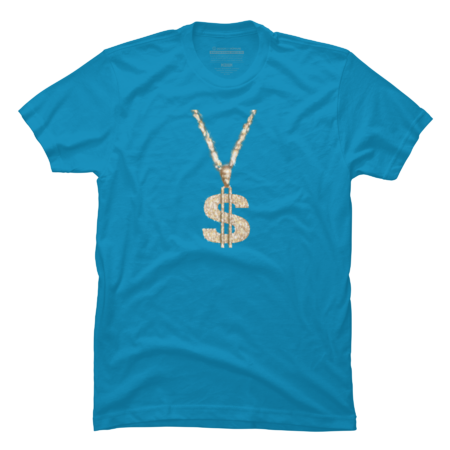 Dollar gold necklace by vectalex