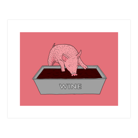 Wine Pig by martinascott