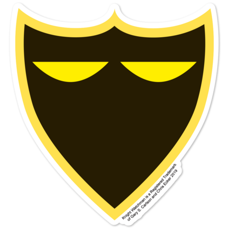 Knight Watchman logo sticker by SurfMonsters