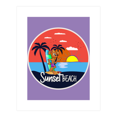 summer time at sea beach for surfing - Sunset Beach by sukhendu12