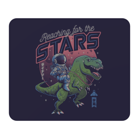 Reaching for the Stars - Cute T-Rex Astrounaut Gift by EduEly
