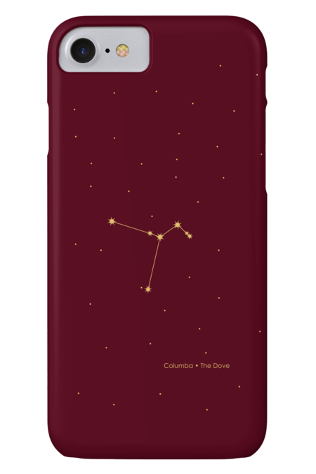 Columba Constellation in Gold by PrintStopStudio