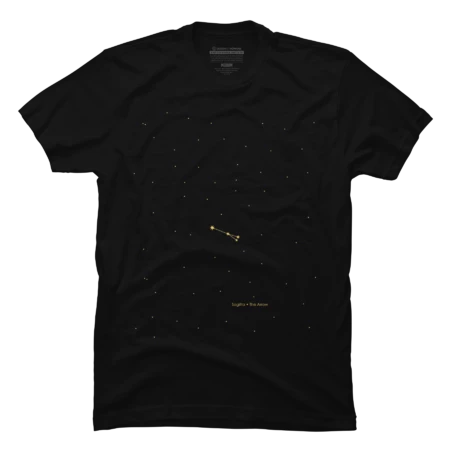 Sagitta Constellation in Gold