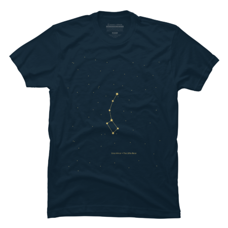 Ursa Minor Constellation in Gold by PrintStopStudio