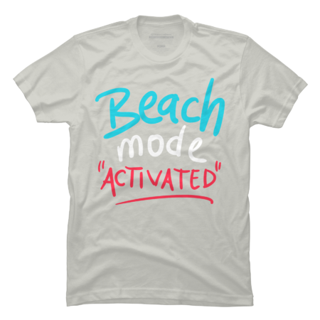 Beach Mode Activated Summer Vacation Travel by AmusingDesignCo
