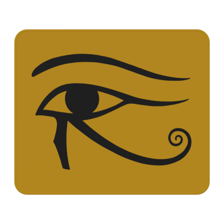 Eye of Horus. Egyptian protection symbol, lucky charm by melazergDesign