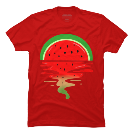 Watermelon Vaporwave Sunset by MinShop
