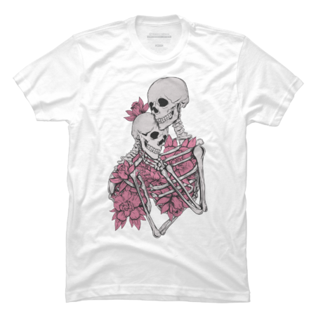 Floral skeleton lovers by jess1586