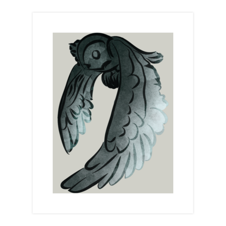 The flying owl by ASCasanova