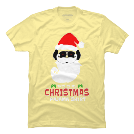 This Is My Christmas Pajama Shirt Gamer Video Game Santa by TELO213
