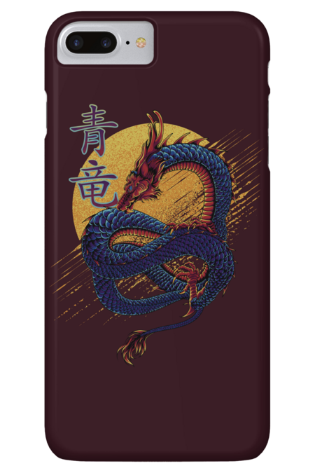 blue dragon by amirilyasin