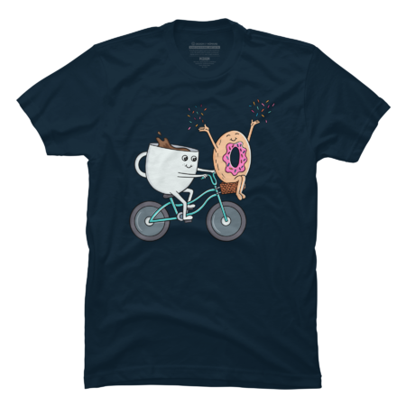 Coffee donut and bike by Coffeeman