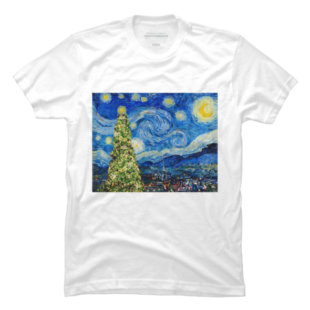 Van Gogh Starry Night - Christmas Tree by bcstudio