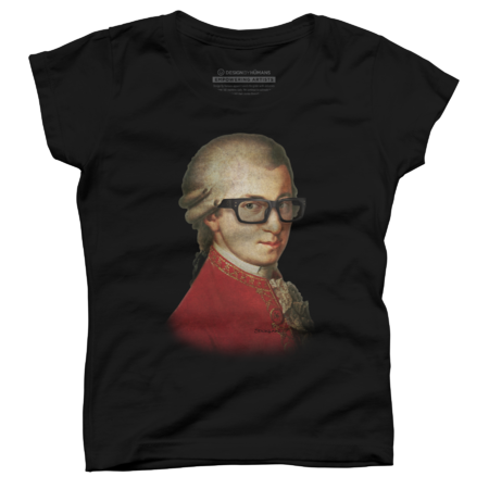 Funny Happy Hipster Mozart