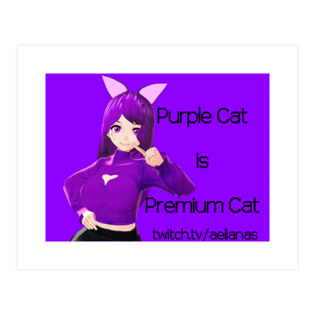 Purple Cat is Premium Cat♥