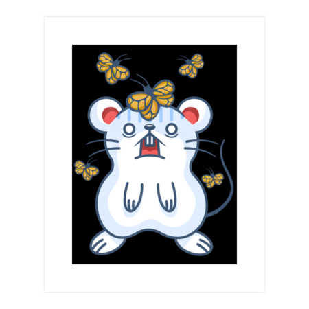 Lepidopterophobia - mouse problem by SweetKawaii