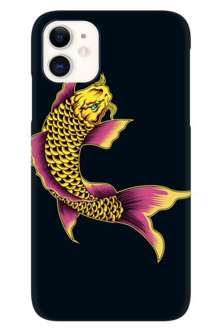 Golden Koi Fish