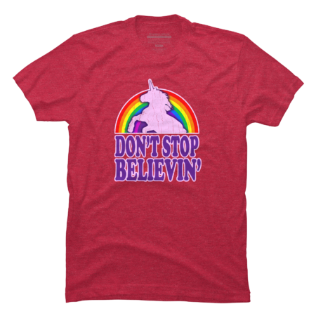 Don't Stop Believin' in Unicorns and Rainbows by robotface