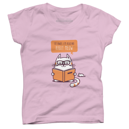 Reading Right Meow for book lovers by VectorKitchen