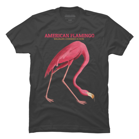 American Flamingo Wildlife Conservation by KewaleeTee