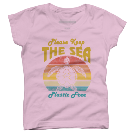 Turtle shirt- Please Keep The Sea Plastic Free