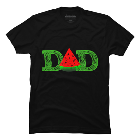 Dad Watermelon shirt- Funny Summer Melon Fruit Cool by KemBong