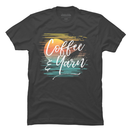 Knitter shirt- Coffee and Yarn by HighTech