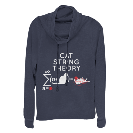 Science T-Shirt Cat String Theory Sarcastic Humor Funny by Mintan