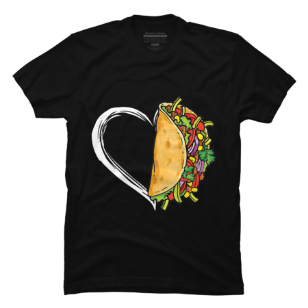 Tacos shirt- Heart Tacos Food Mexican