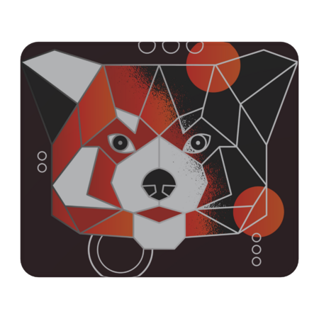 Polygonal Red Panda by stevenart