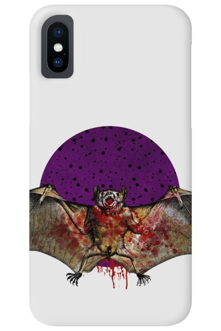 Bloody Bat for Halloween by LeMomo