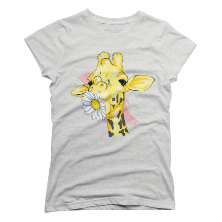 Giraffe with chamomile by ParnevaT
