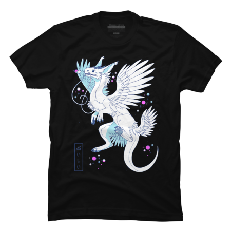 Dragon shirt- Saurium Raptor Dragon Blue