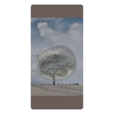 Tree in protective bubble by bcstudio