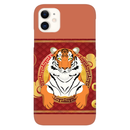 Chinese new year design with tiger by AnnArtshock