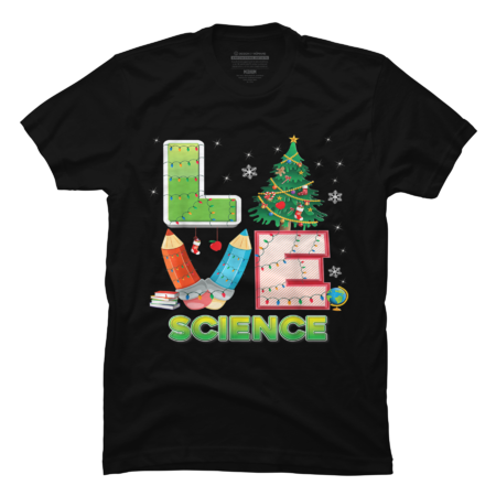 Sweater Ugly shirt- Love Science Christmas Tree