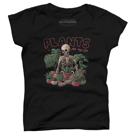 Plants Are My Life - Skull Flowers Colors Gift