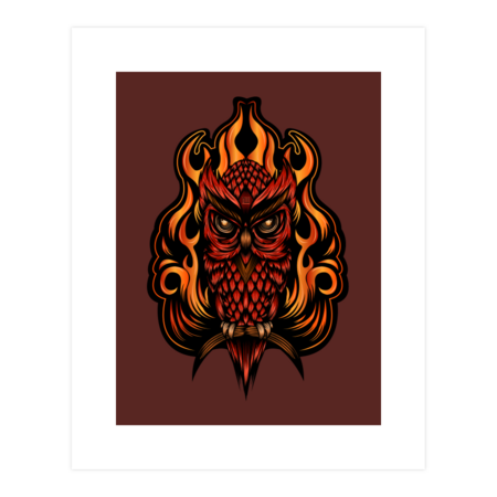 Fire Owl by Adamzworld