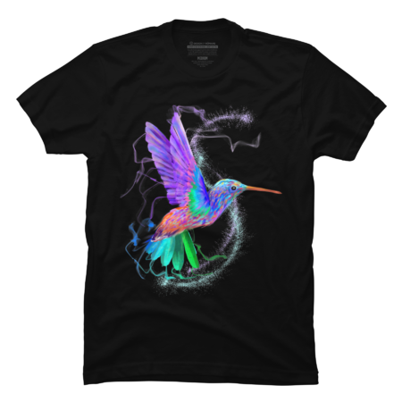 Bird shirt- Colorful Rainbow Hummingbird