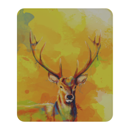 Forest King, Deer Illustration
