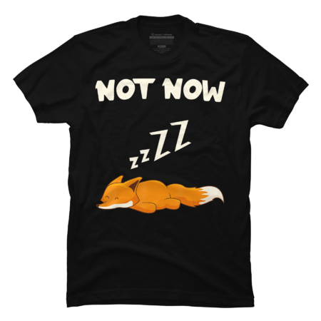 Not Now Shirt Fox Lover - Funny cute fox