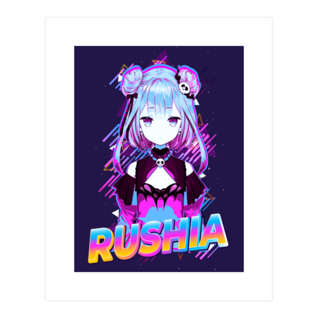 uruha rushia Retro Aesthetic by yesdesigns