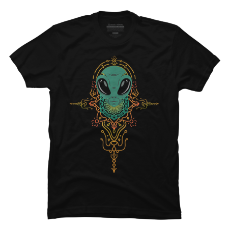 Sacred Geometry Alien T-Shirt