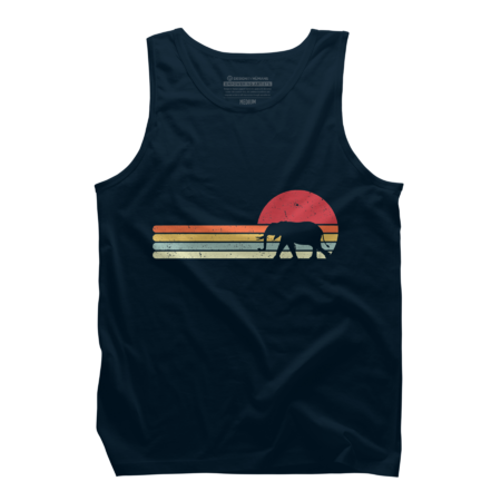Elephant Shirt. Retro Style