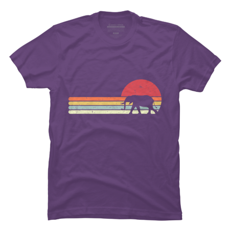 Elephant Shirt. Retro Style
