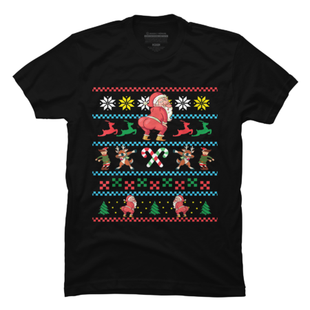 Ugly Christmas Sweater shirt- Santa Claus Twerking Funny by JeilJersey