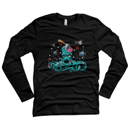 Octopus shirt- Sea Animal Zombies Octopus Funny by BaoLam
