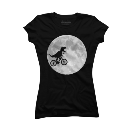 Dinosaur Bike And Moon Shirt by Nancy69