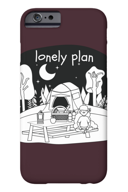 I Love Camping Alone Lonely Plan by bcstudio
