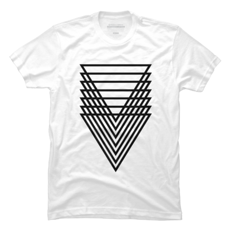 Geometric Repeating Triangle Shirt